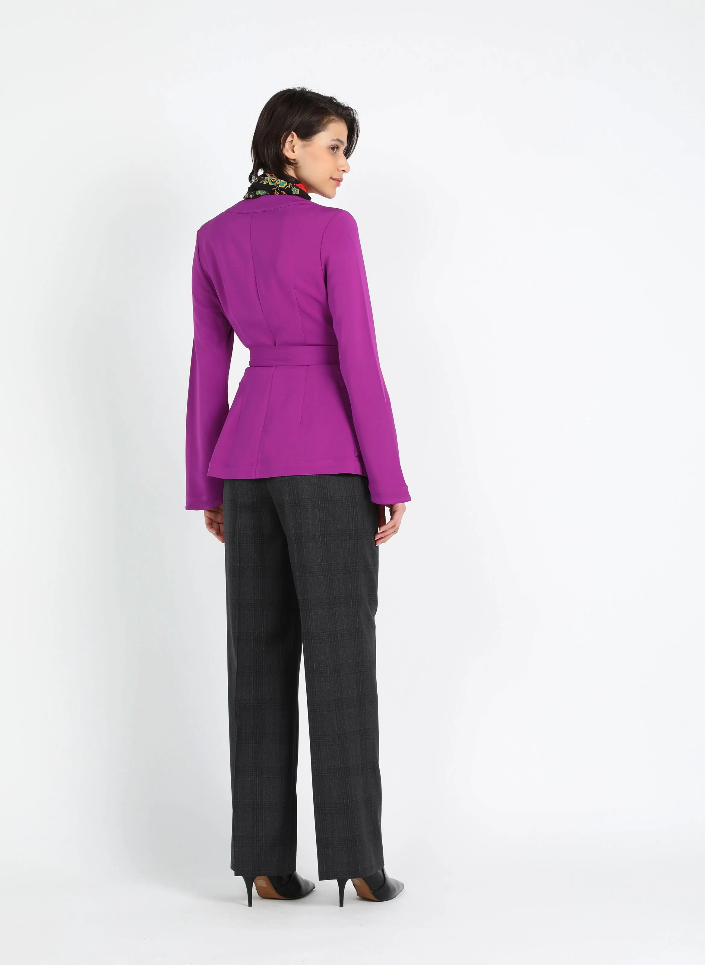  ESSENTIEL ANTWERP   CARTNO - Giacca morbida sciancrata | Viola
