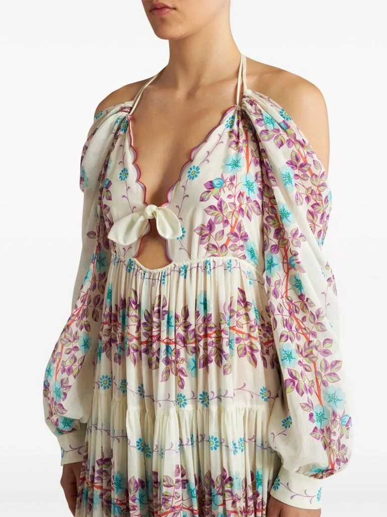 etro Abito lungo con stampa floreale