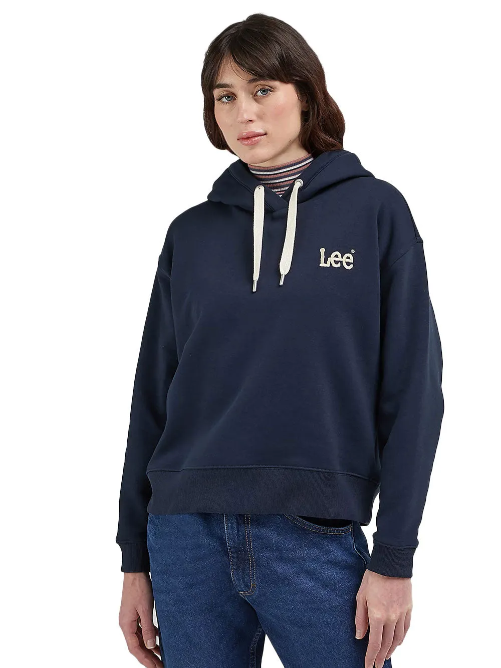 Felpa Donna con logo ricamato