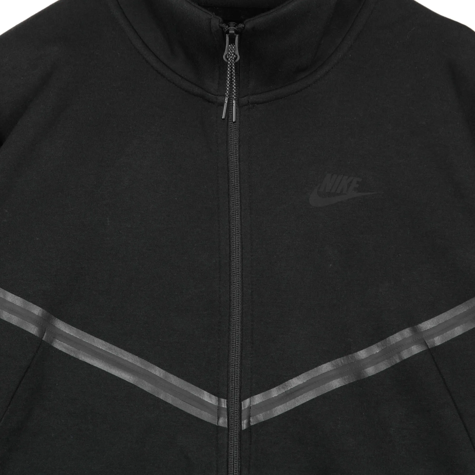 Felpa Leggera Collo Alto Donna Sportswear Tech Fleece Long Black/black