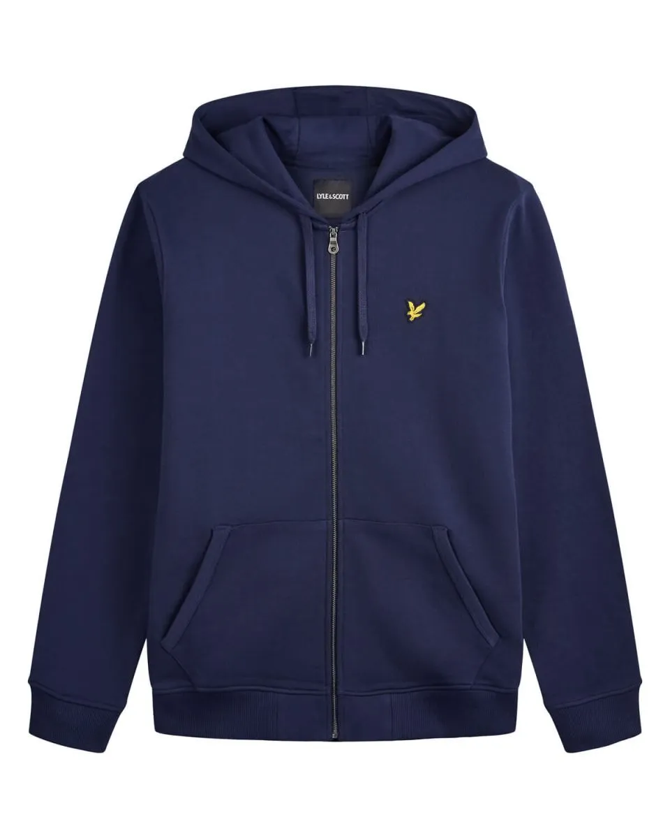 FELPA Uomo LYLE & SCOTT 1874 ML420 ZIP THTOUGHT Z99 NAVY