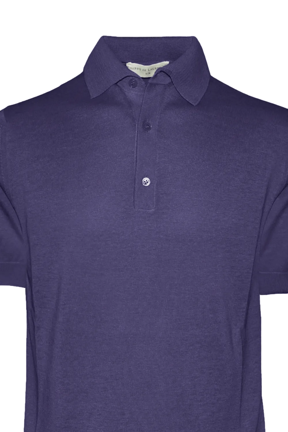 FILIPPO DE LAURENTIIS Polo in lino e seta
