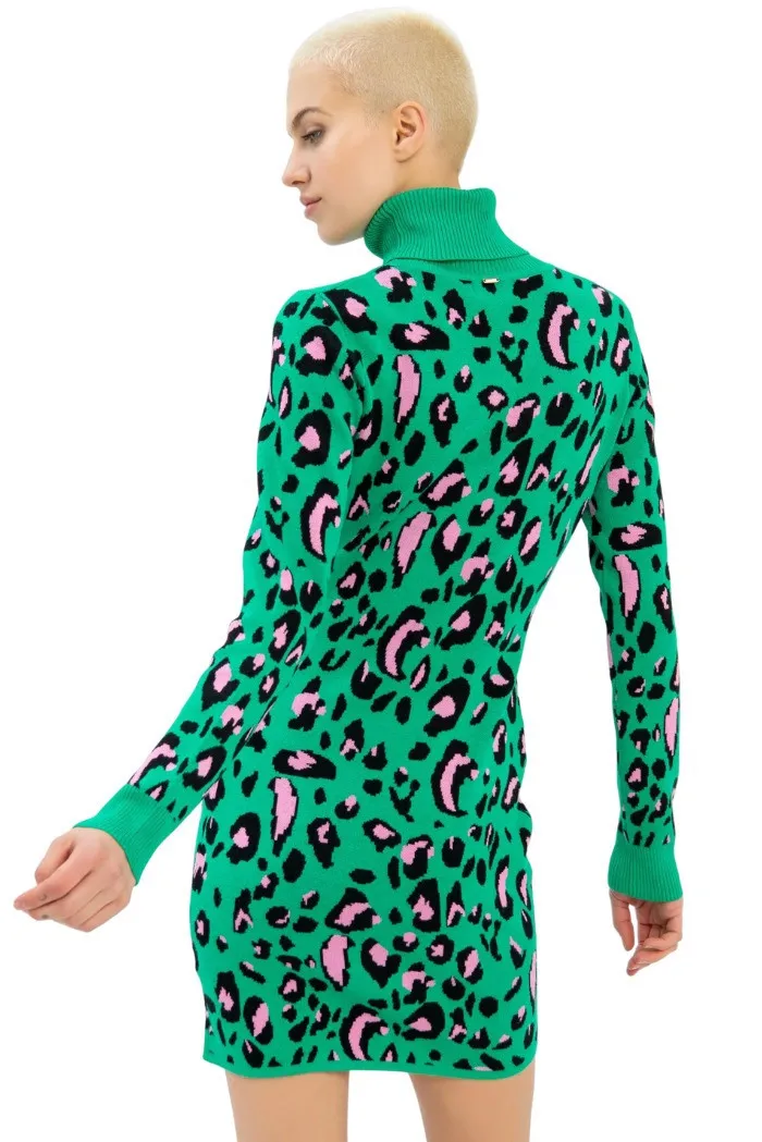 Fracomina abito slim mini in jacquard fp22wd5008k414f8