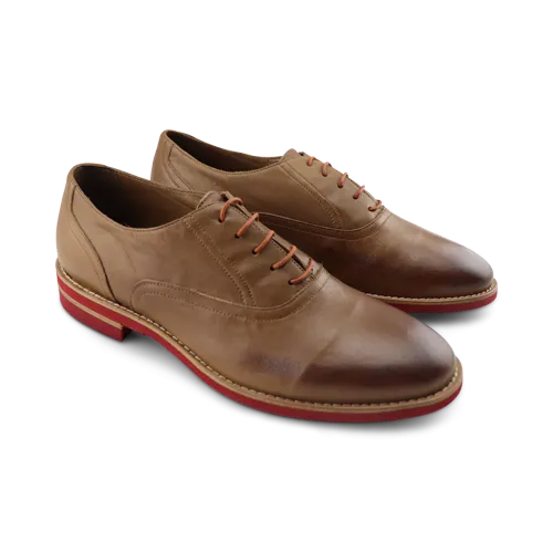 Francesine in pelle marrone