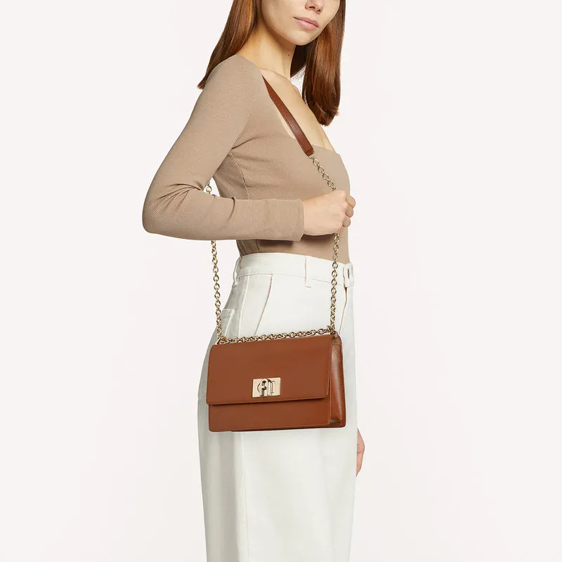 Furla FURLA 1927 Borsa a tracolla S cognac