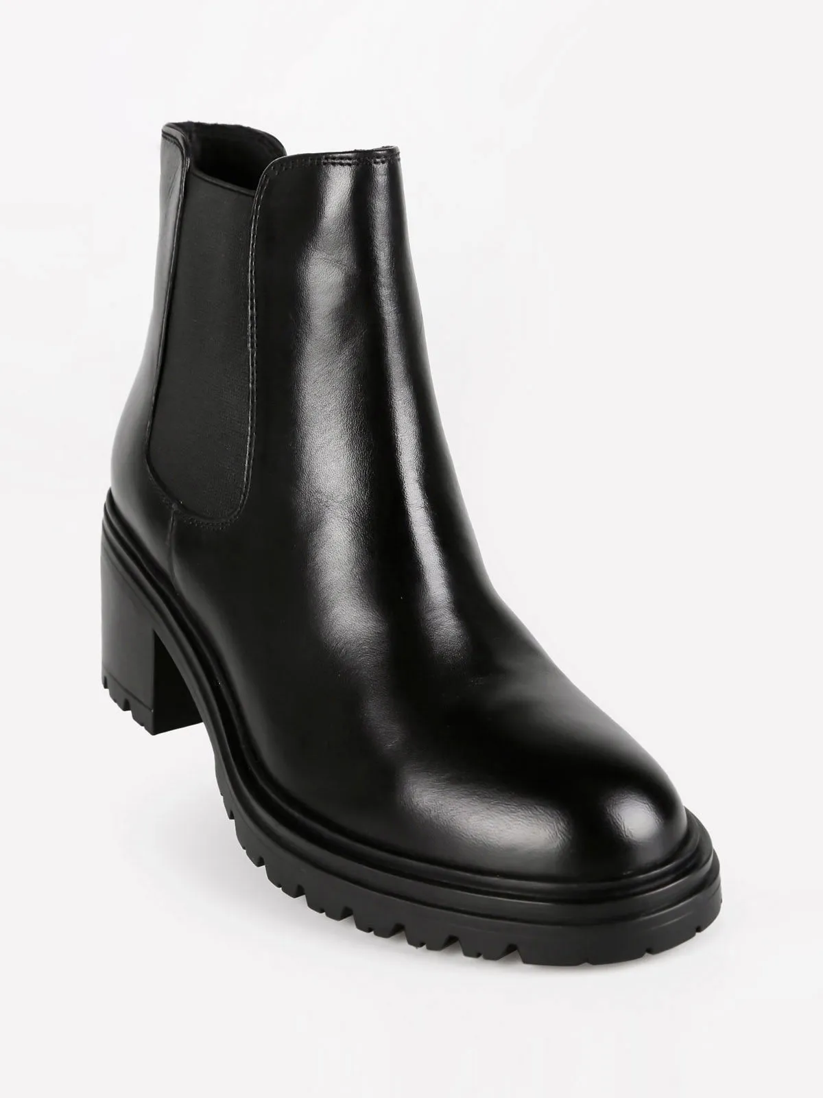 Geox D DAMIANA E  Bottines chelsea en cuir à talon