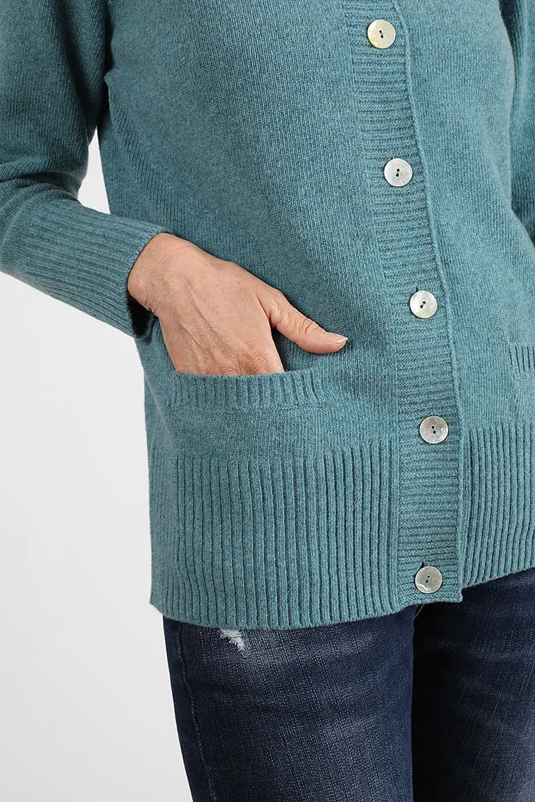 Giacca da donna in lana con tasche e collo da portare alto o a camicia – Modello Anna