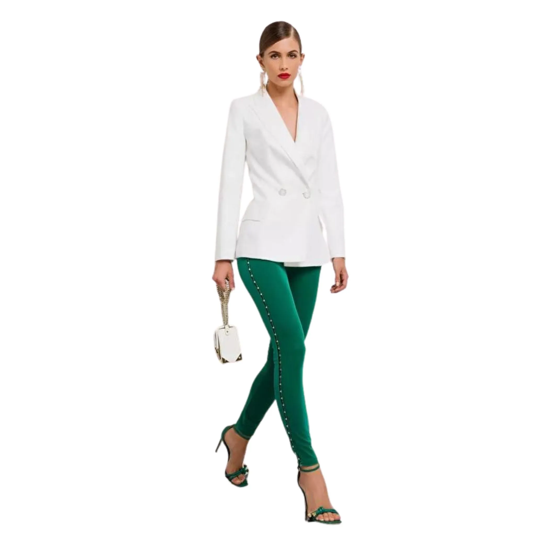 Giacca Donna con doppio petto in lurex