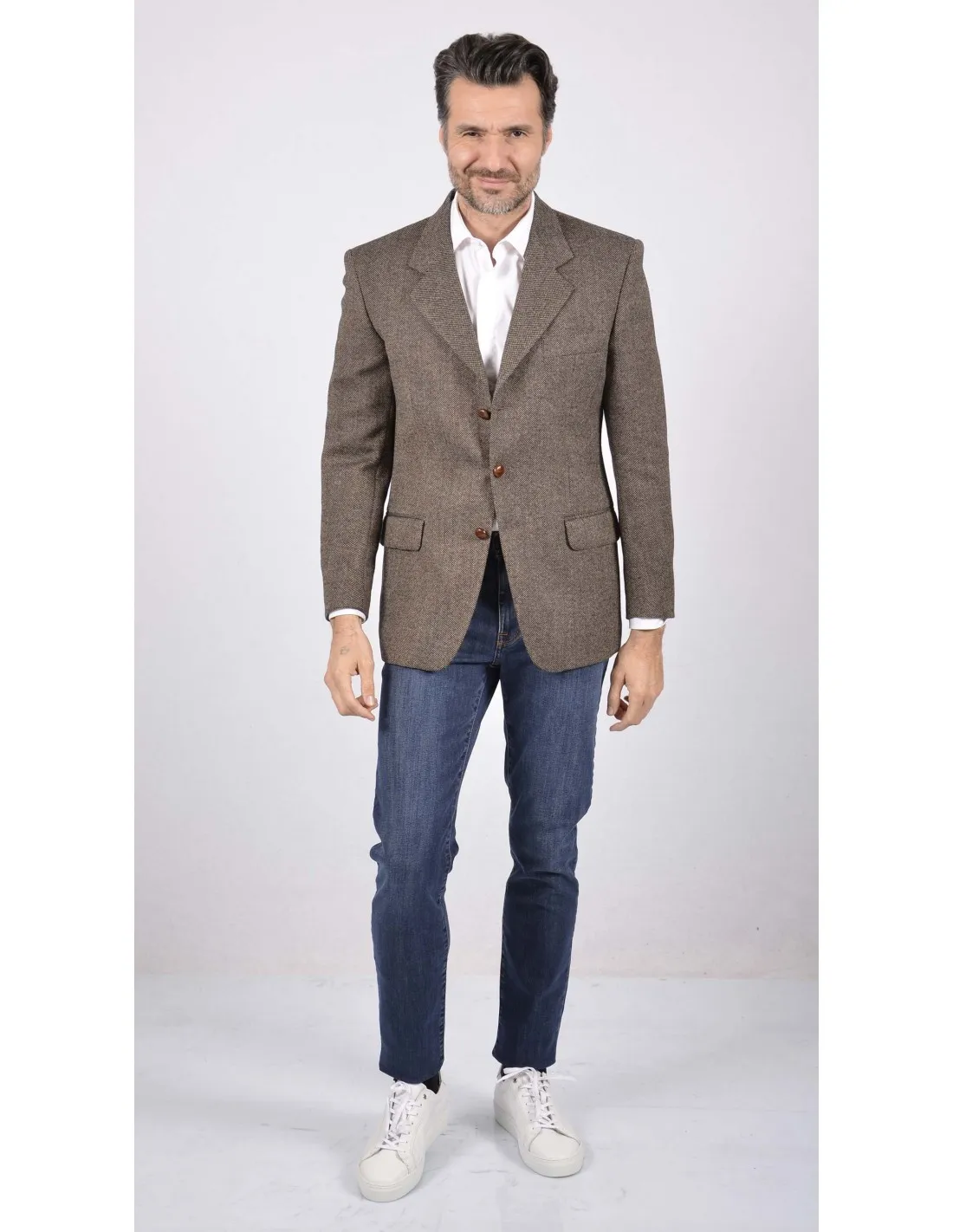 Giacca micro Marrone