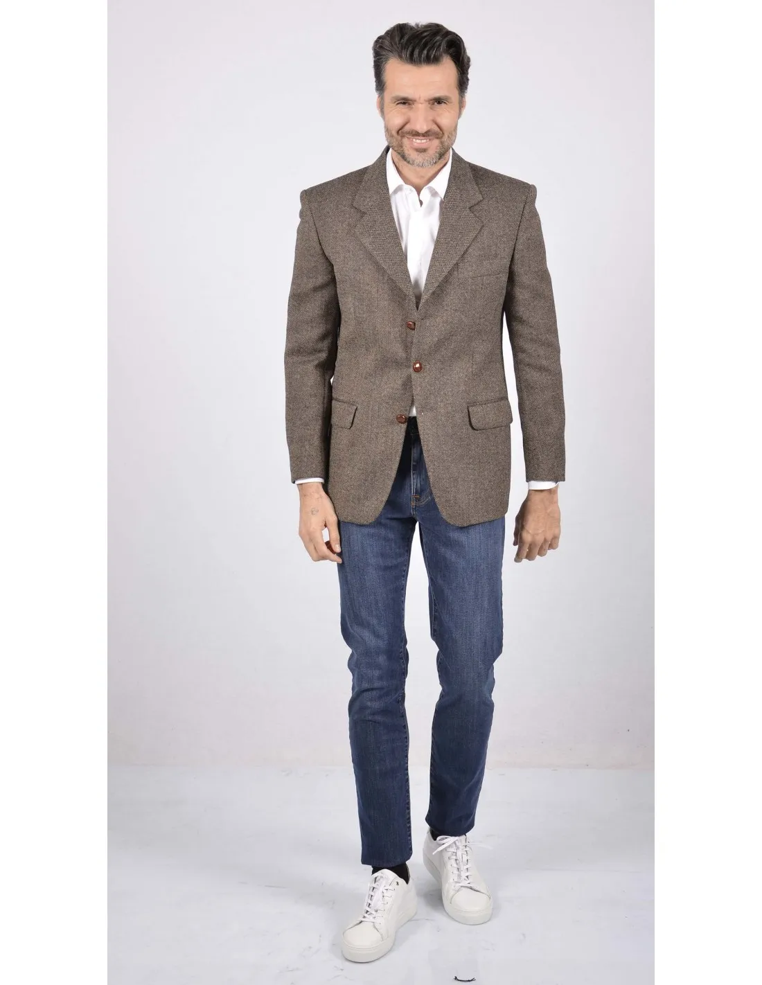 Giacca micro Marrone
