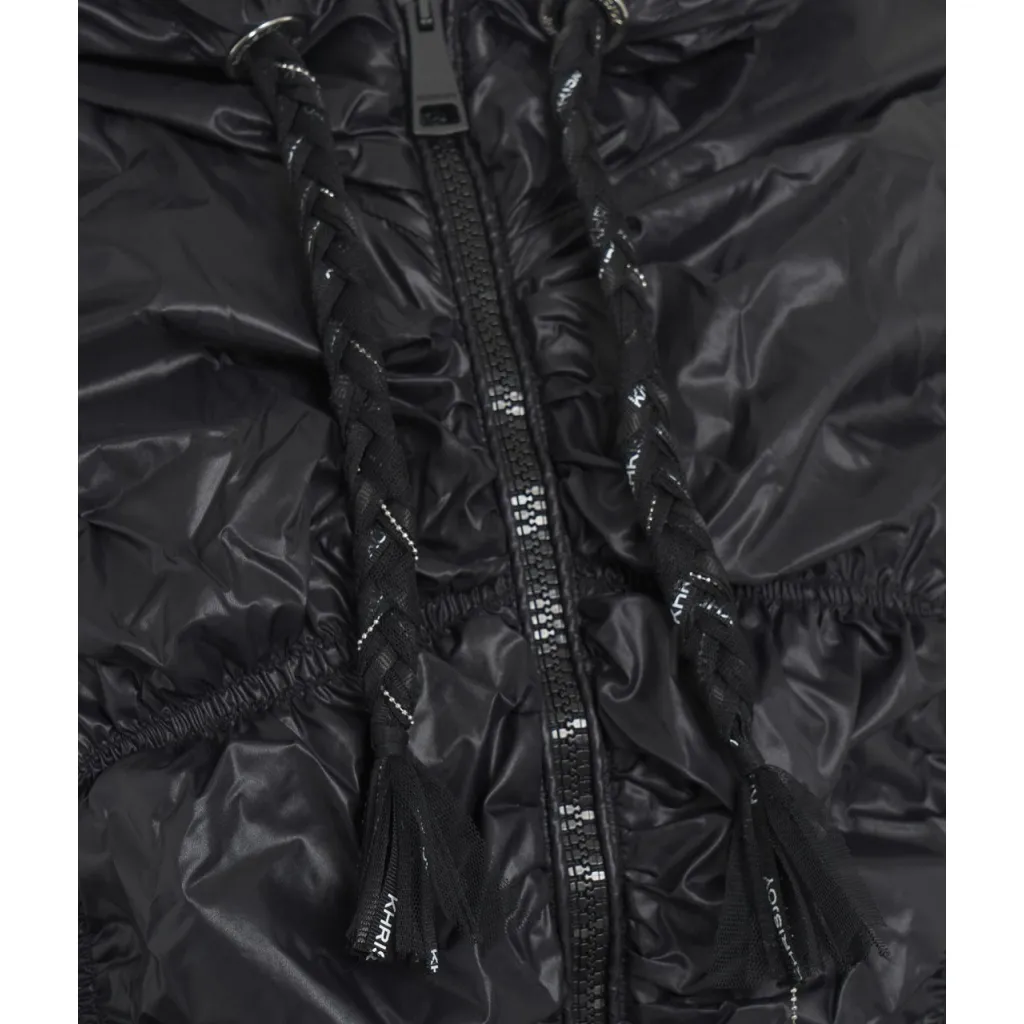 Giacca ruffle nero