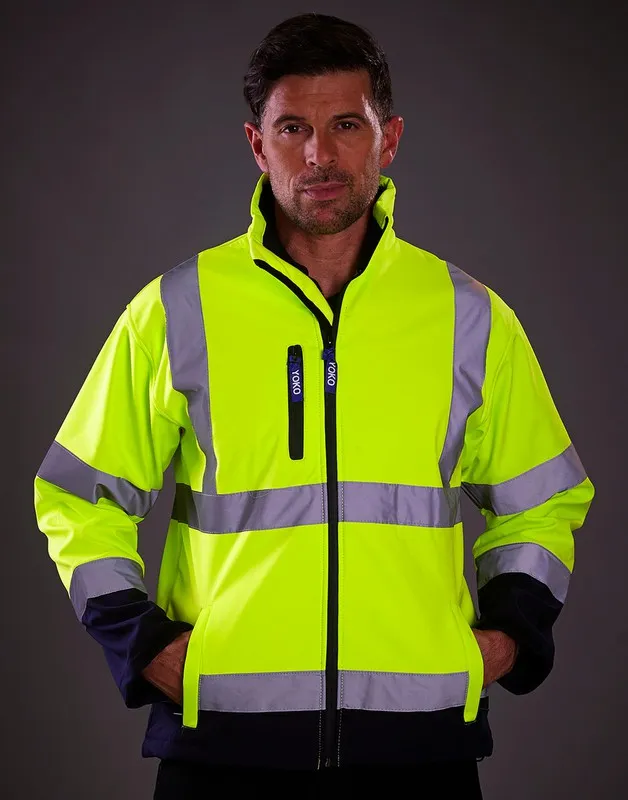 Giacca softshell fluo