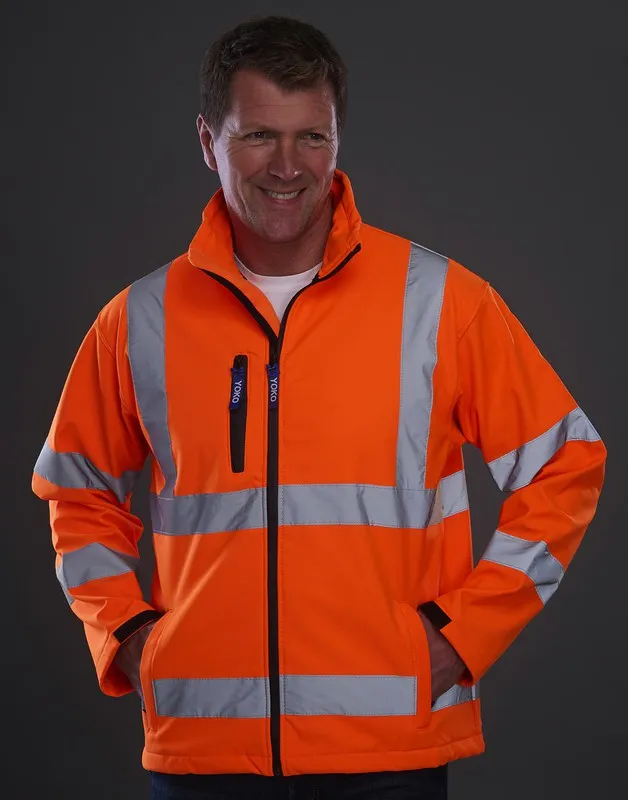 Giacca softshell fluo