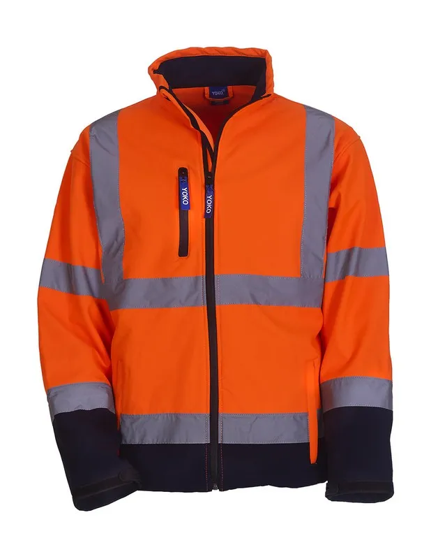 Giacca softshell fluo