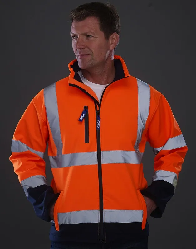 Giacca softshell fluo