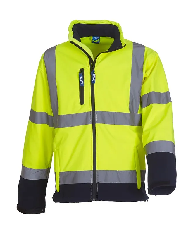 Giacca softshell fluo