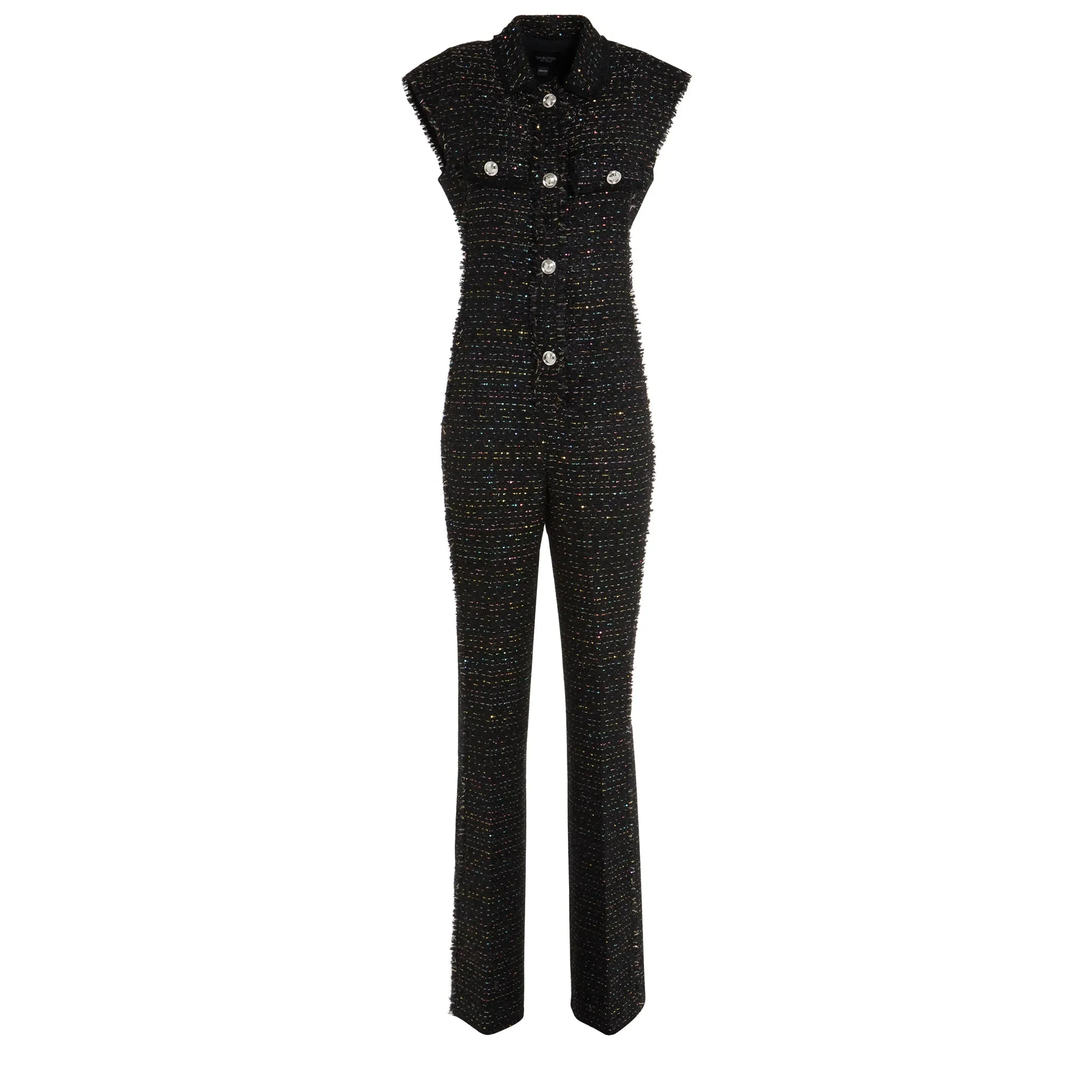 GIAMBATTISTA VALLI  Tuta in tweed nera