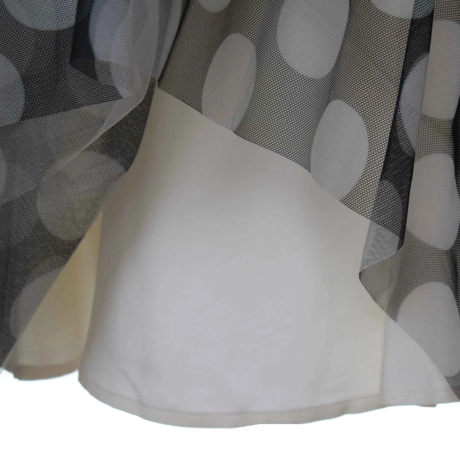 Gonna Bambina Pois In Tulle