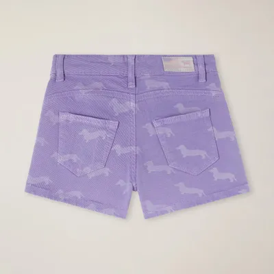 Gonna Denim Color Bassotti All Over