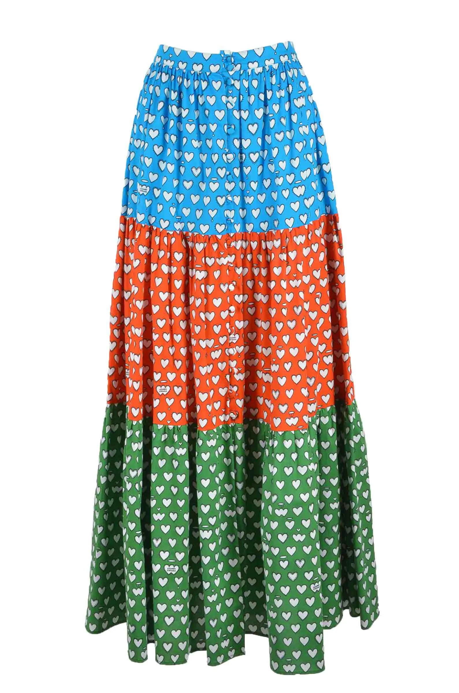 Gonna lunga Alessandro Enriquez  Multicolor