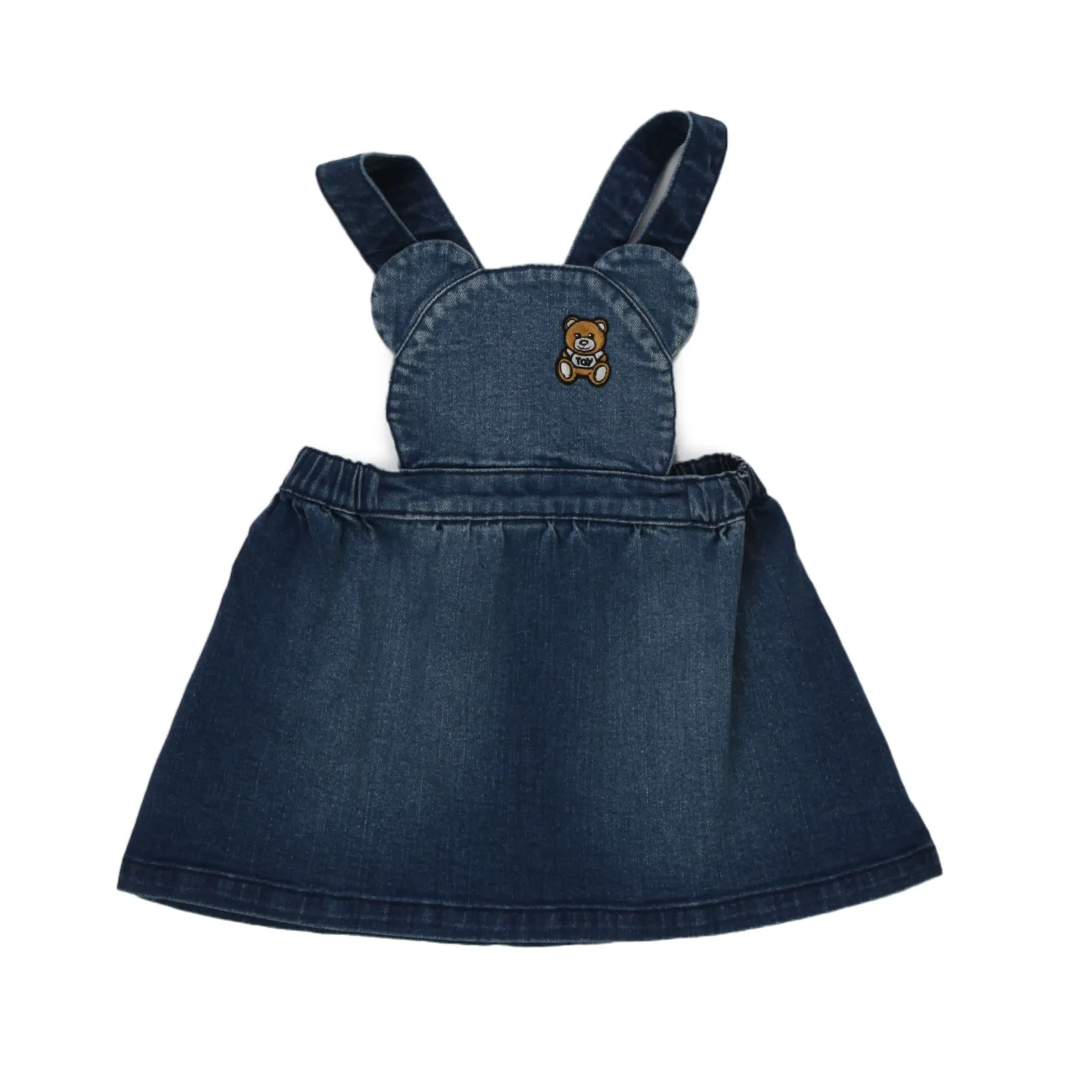 Gonna Salopette Con T-Shirt Bebè E Bambina