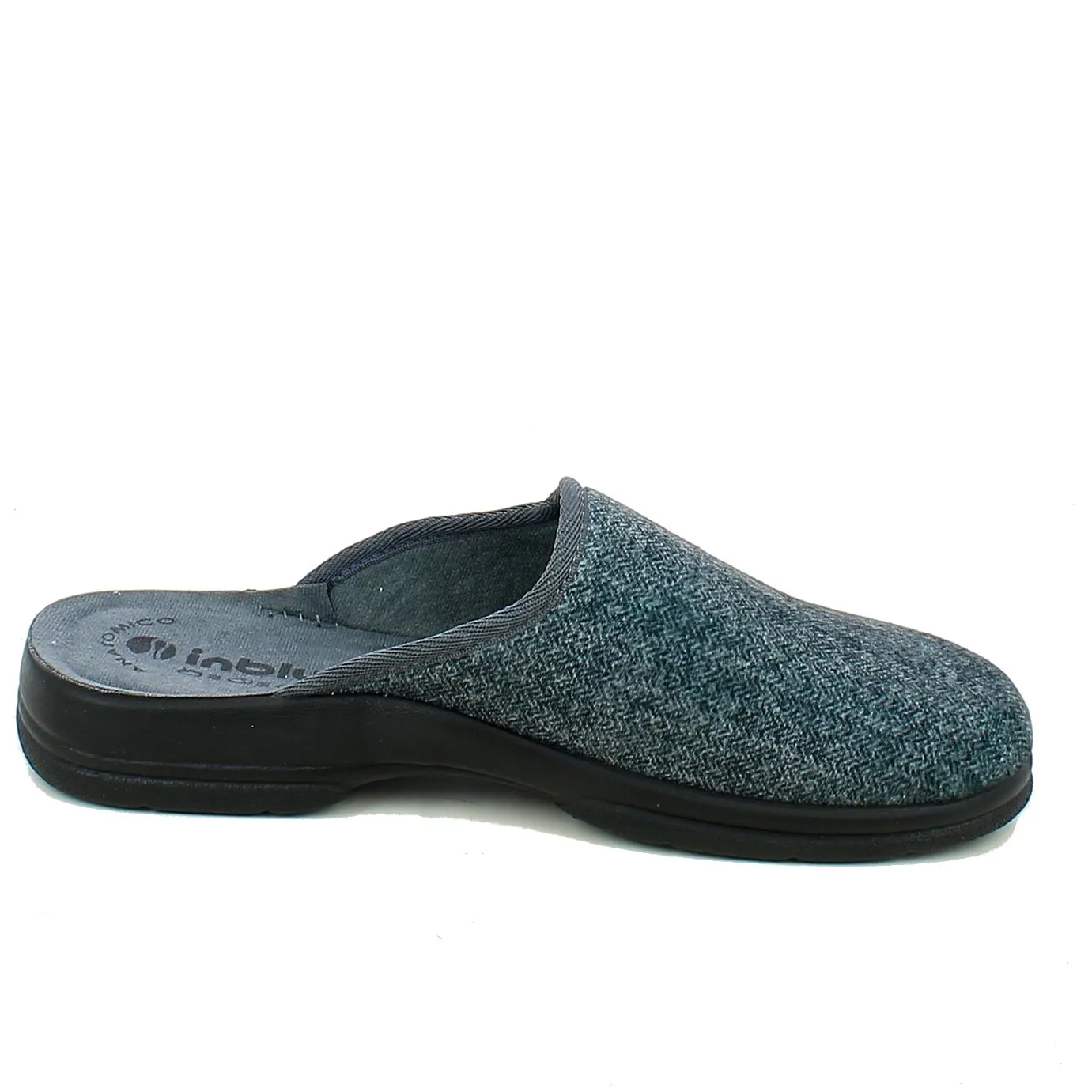 Inblu  Ciabatta chiusa Grigia con Rombi 