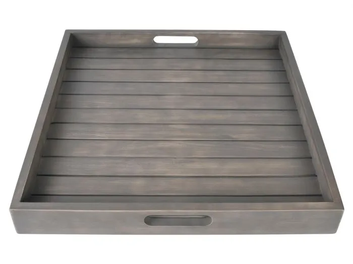Karedi 50 x 50 x 6 vassoio in legno di acacia