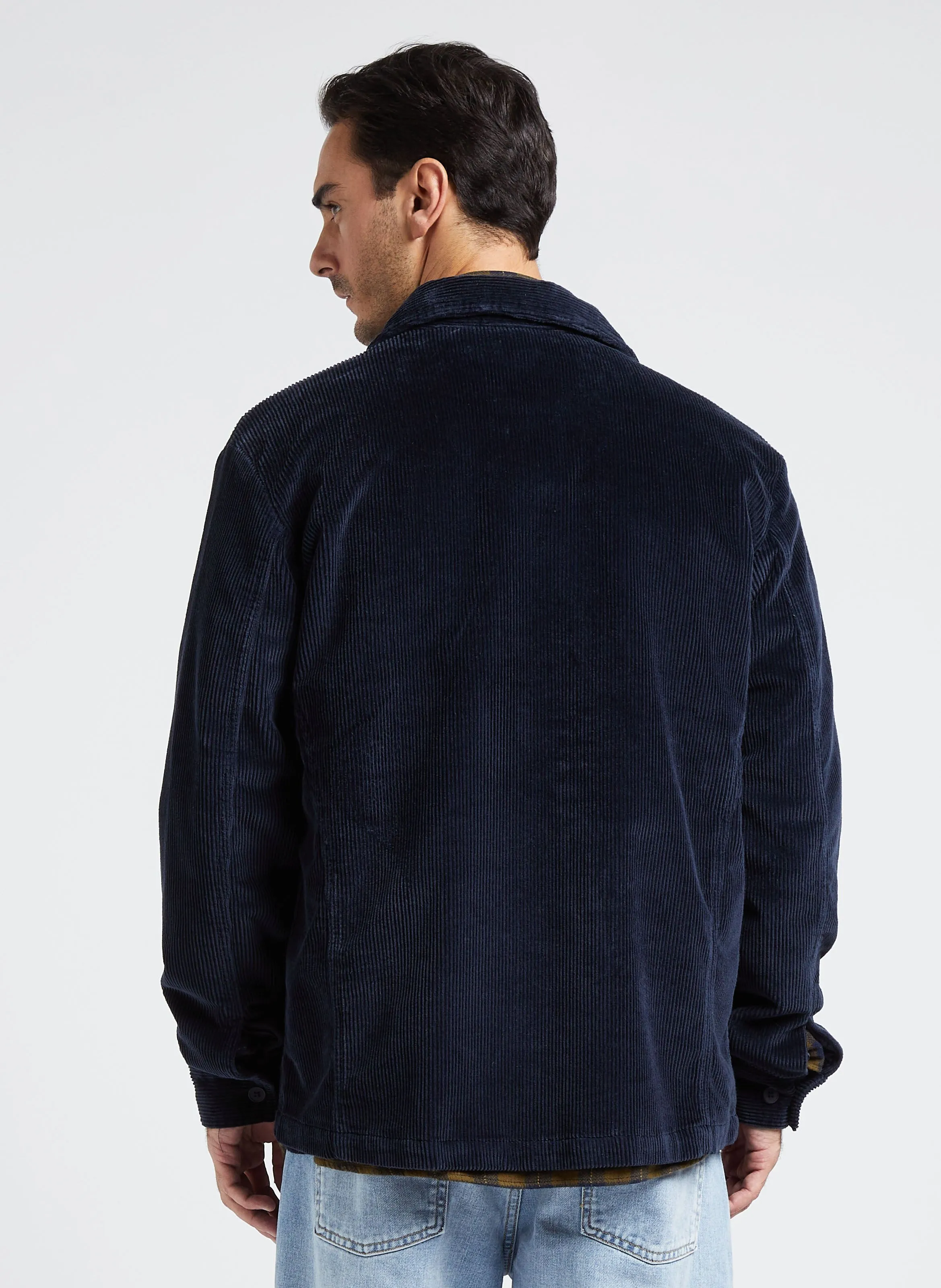 KNOWLEDGE COTTON APPAREL   Giacca collo classico in cotone bio | Blu