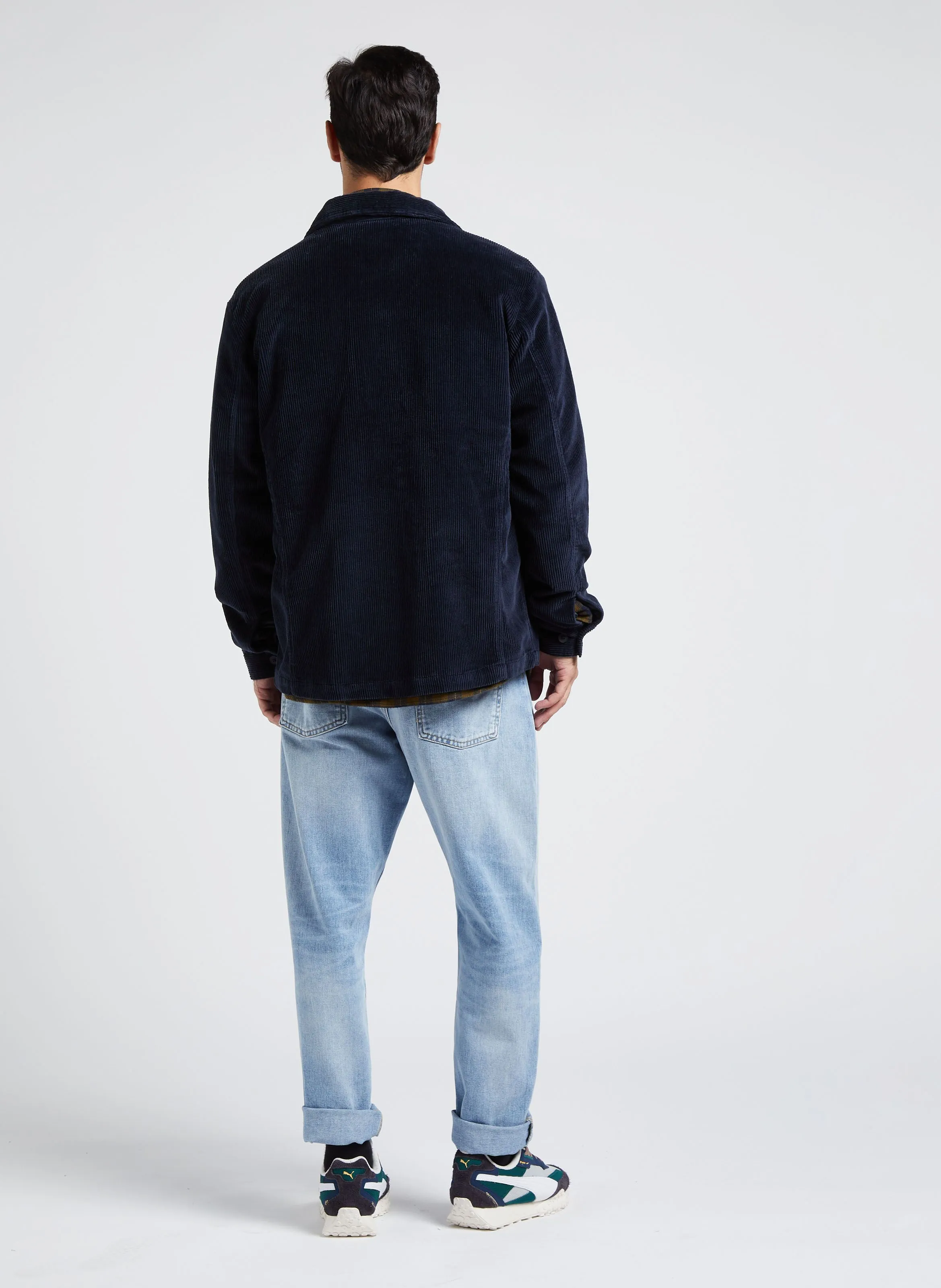  KNOWLEDGE COTTON APPAREL   Giacca collo classico in cotone bio | Blu