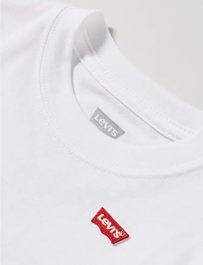 Levi's Kids maglietta manica corta da bambino Batwing Chest Hit 8EA100-001 bianco