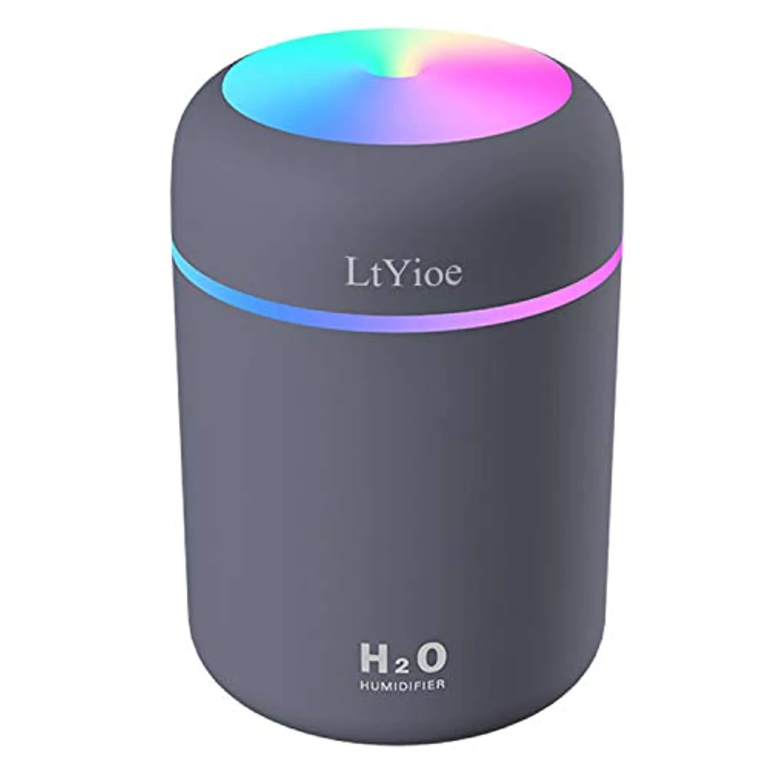 LtYioe - Mini umidificatore da scrivania per auto, ufficio, camera da letto, ecc. Spegnimento automatico, 2 modalità di nebbia, 