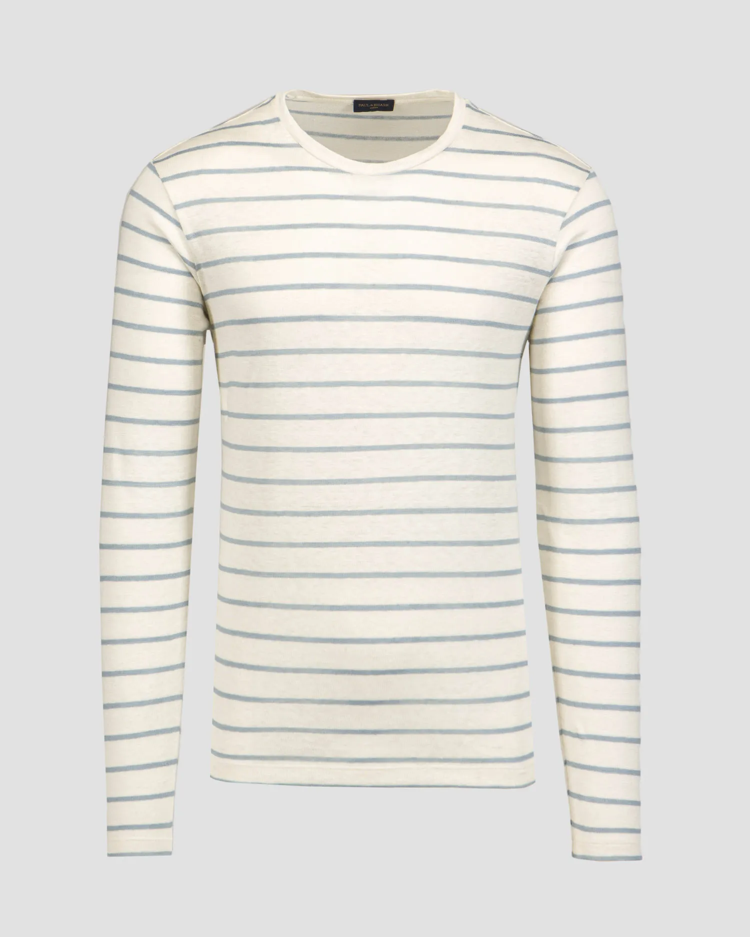 Maglietta a maniche lunghe in lino a righe da uomo Paul&Shark 24411011-113