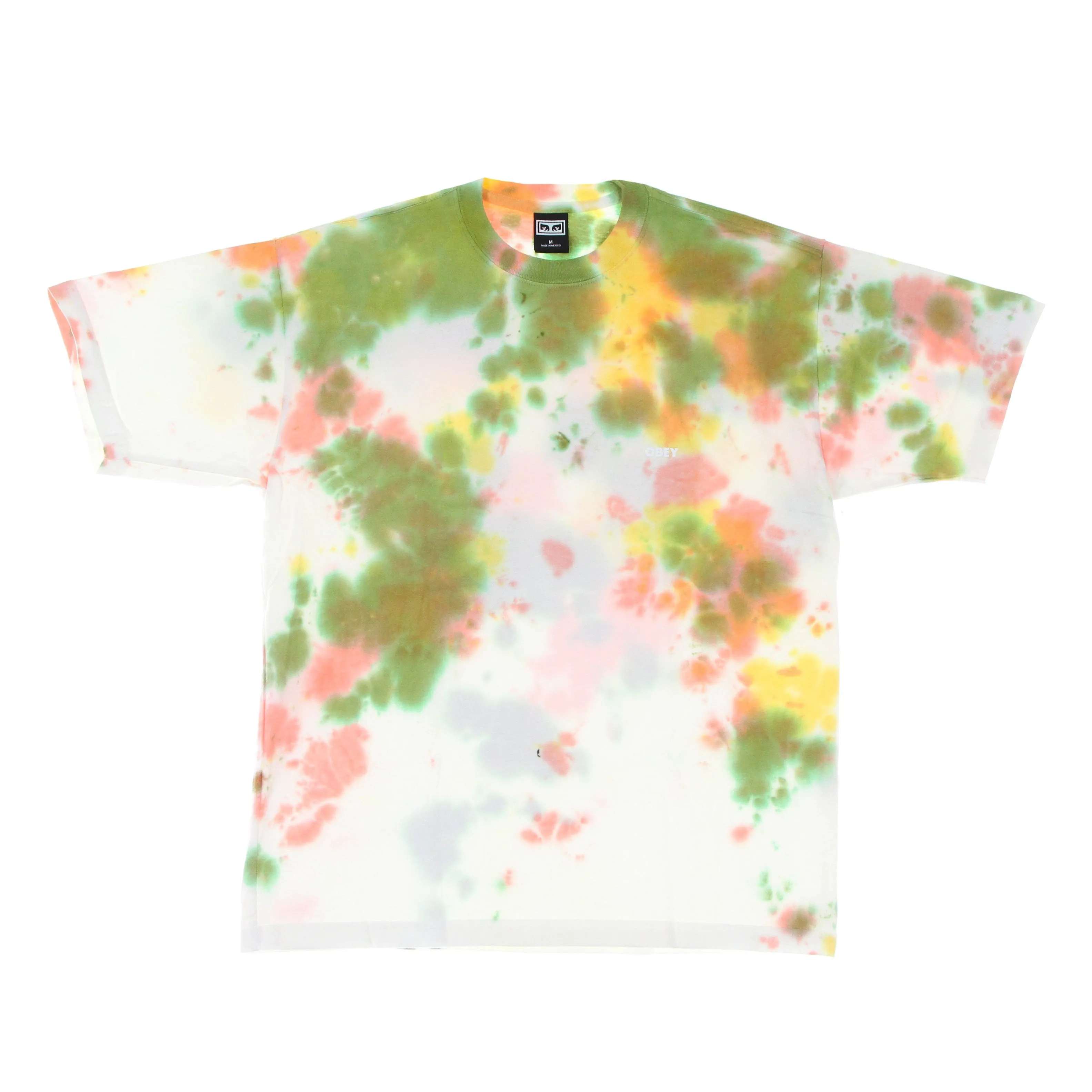 Maglietta Uomo Bold Heavyweight Blotch Tie Dye Tee Split Pea Blotch
