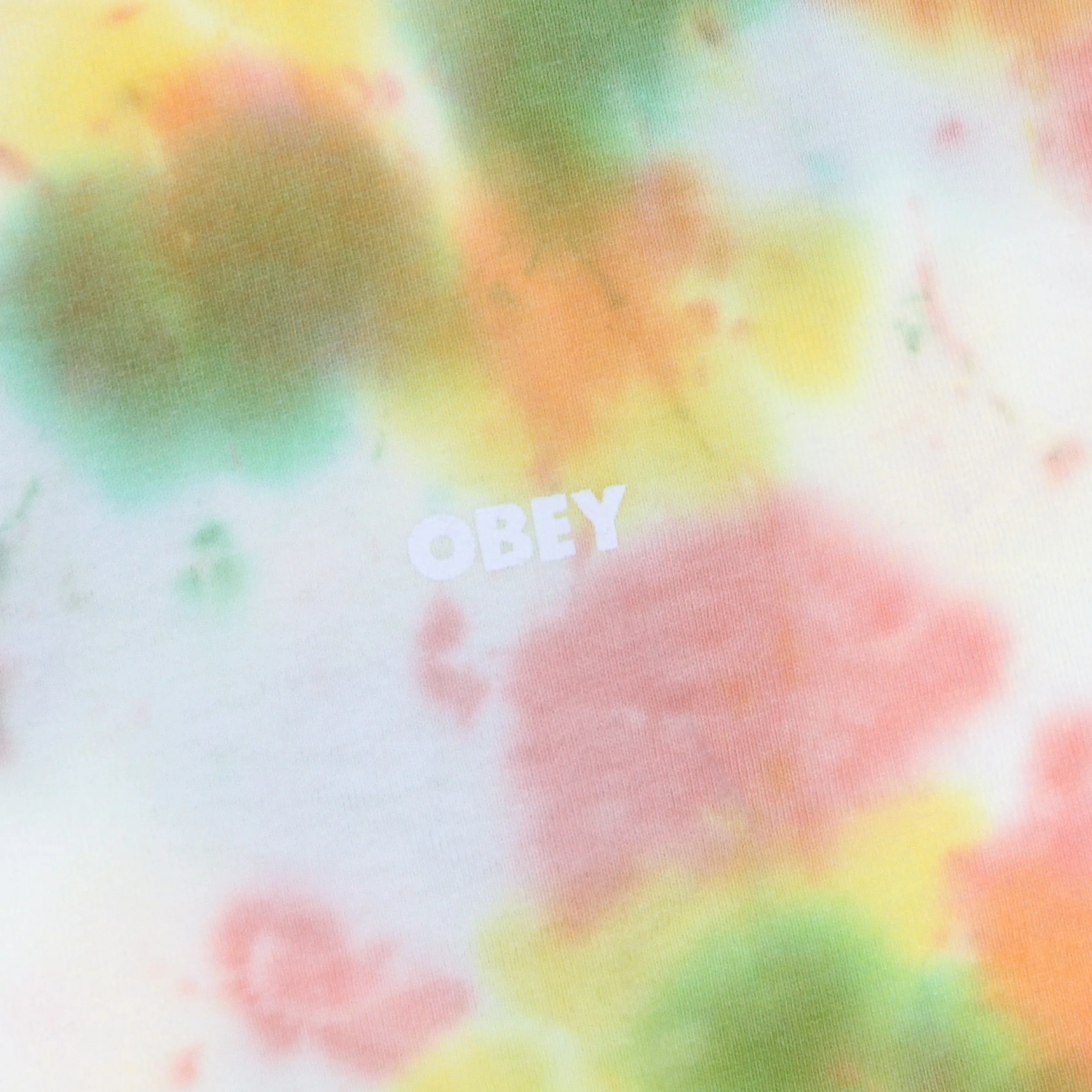 Maglietta Uomo Bold Heavyweight Blotch Tie Dye Tee Split Pea Blotch