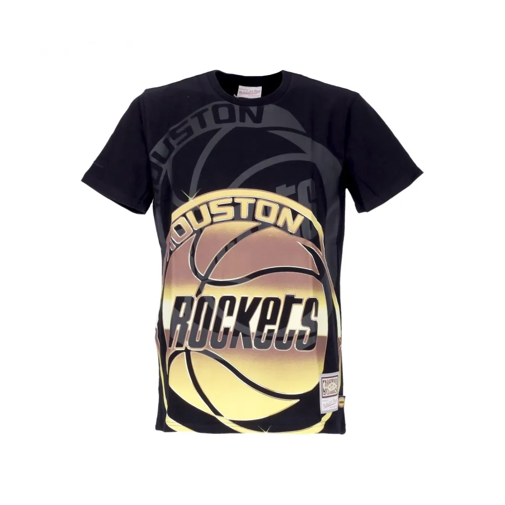 maglietta uomo nba big face 40 tee hardwood classics houroc BLACK/ORIGINAL TEAM COLORS