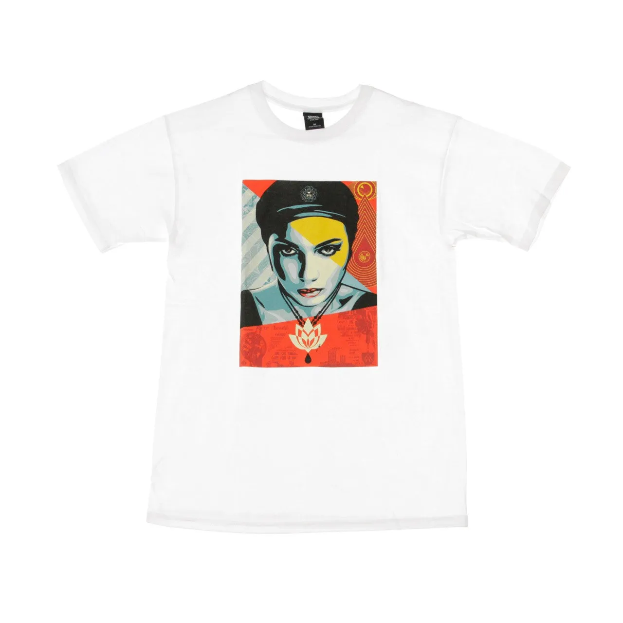 Maglietta Uomo Oil Lotus Woman White