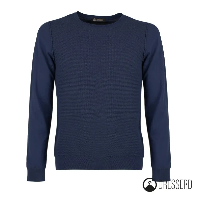 Maglioncino Uomo maglione in cotone Trama Lavorata Slim Fit Dresserd
