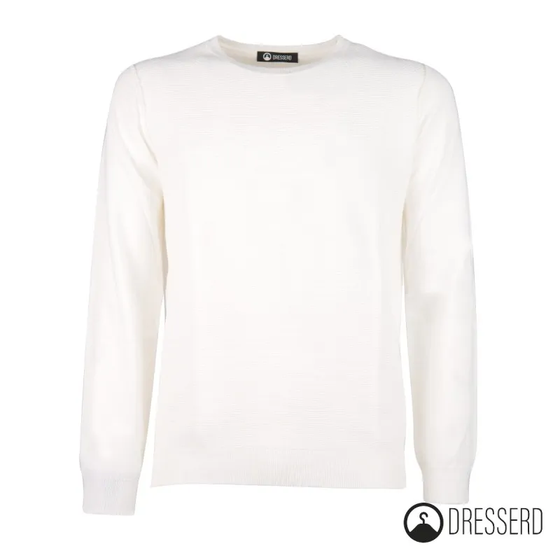 Maglioncino Uomo maglione in cotone Trama Lavorata Slim Fit Dresserd