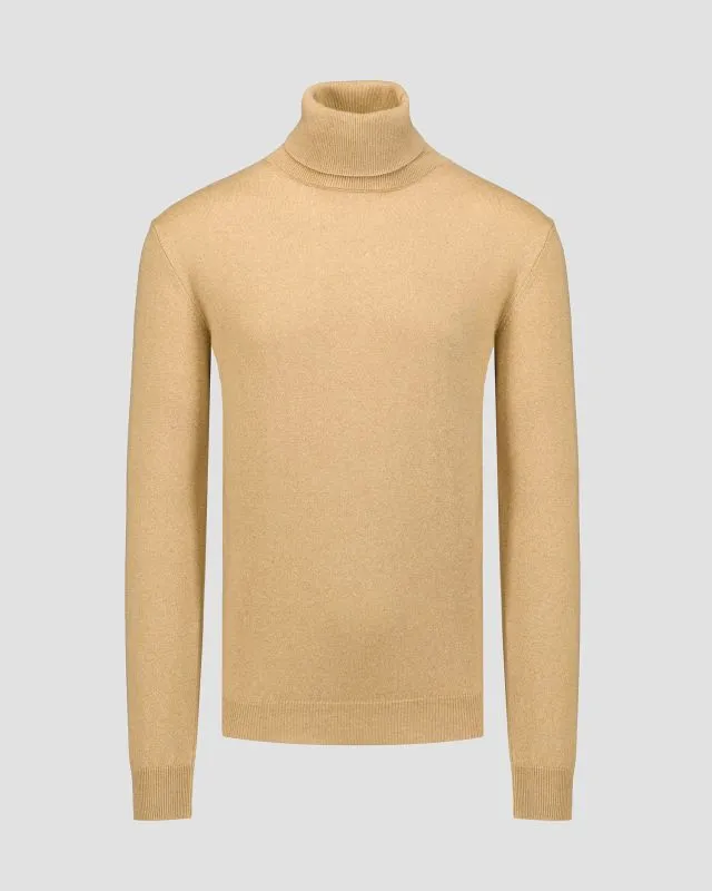 Maglione a collo alto in seta da uomo Dondup