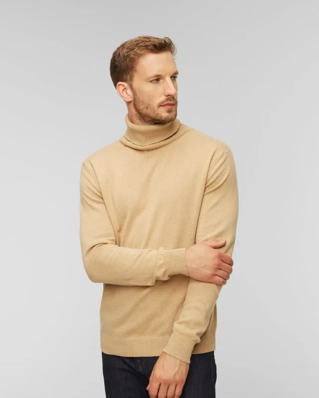 Maglione a collo alto in seta da uomo Dondup