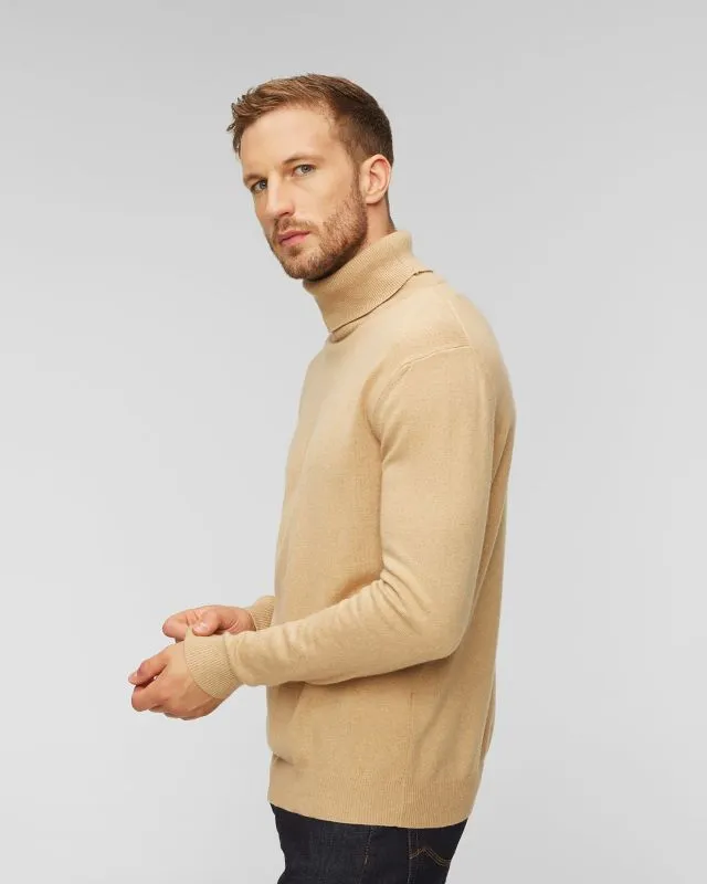 Maglione a collo alto in seta da uomo Dondup