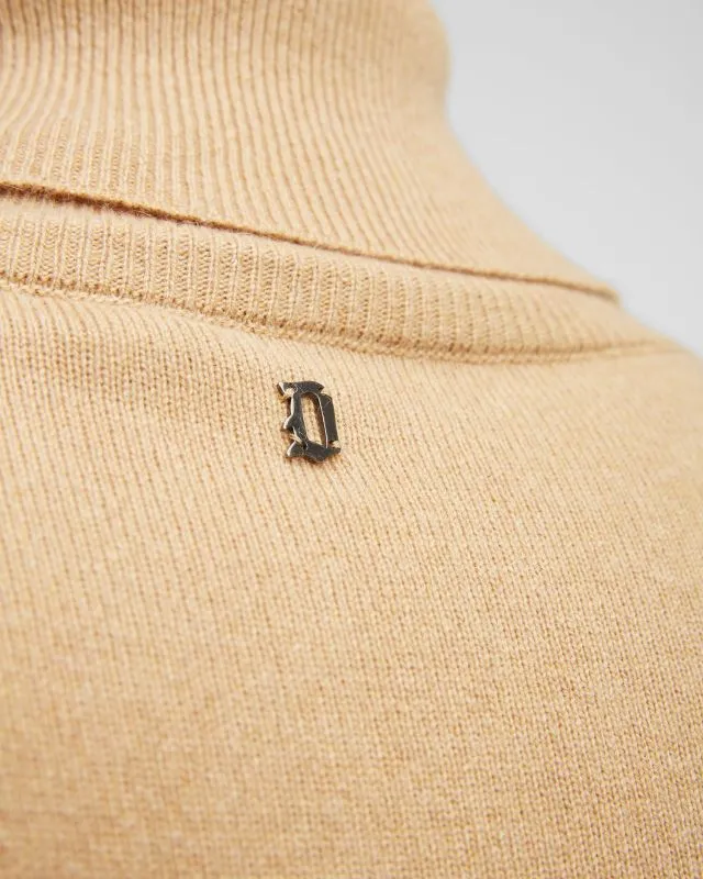 Maglione a collo alto in seta da uomo Dondup
