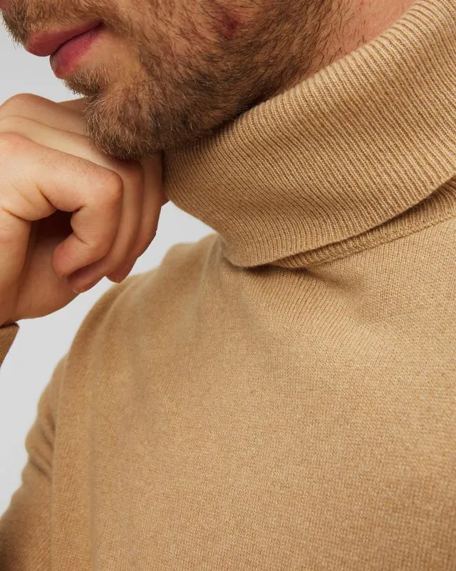 Maglione a collo alto in seta da uomo Dondup