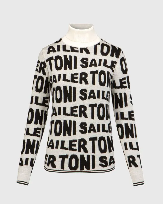 Maglione bianco in lana da donna Toni Sailer Suse