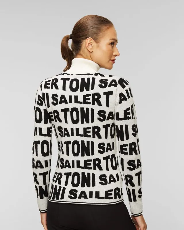 Maglione bianco in lana da donna Toni Sailer Suse