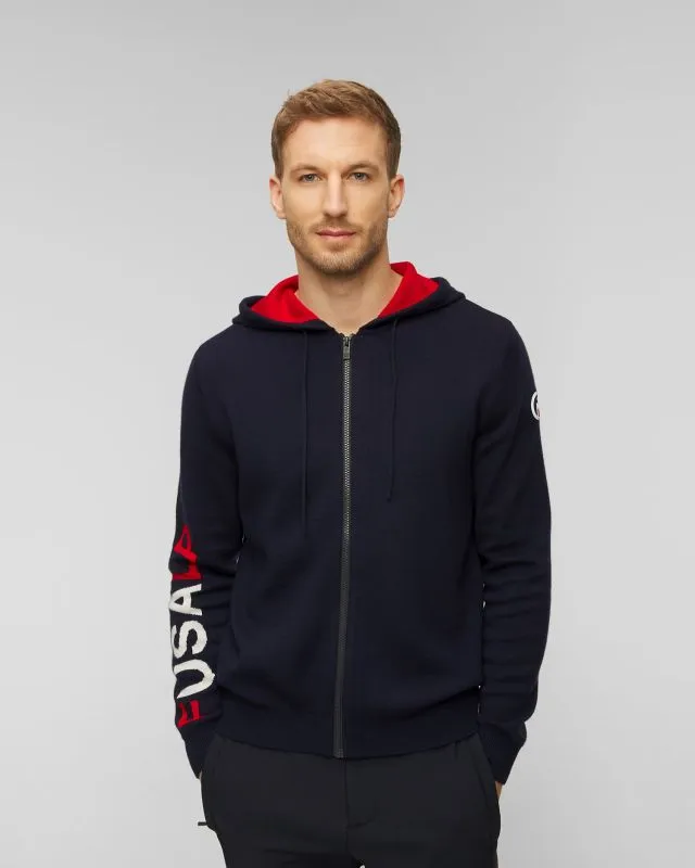 Maglione con apertura e cappuccio da uomo Fusalp Terence