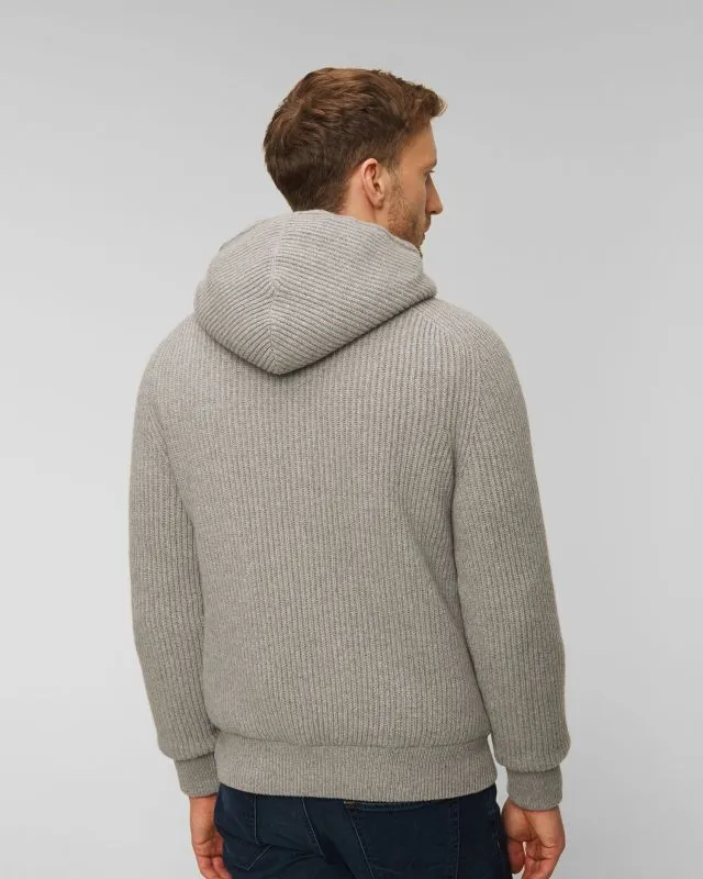 Maglione con apertura in cashmere da uomo Gran Sasso