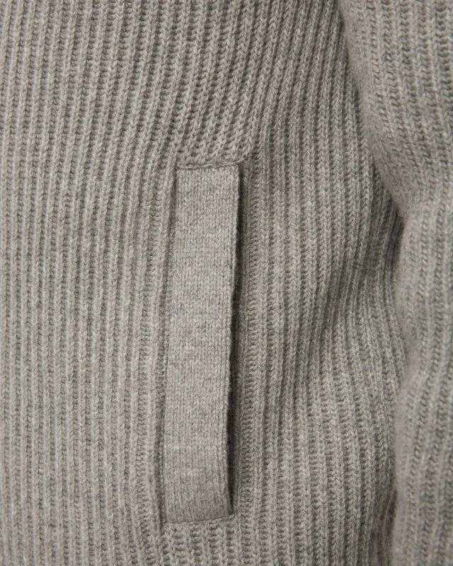 Maglione con apertura in cashmere da uomo Gran Sasso