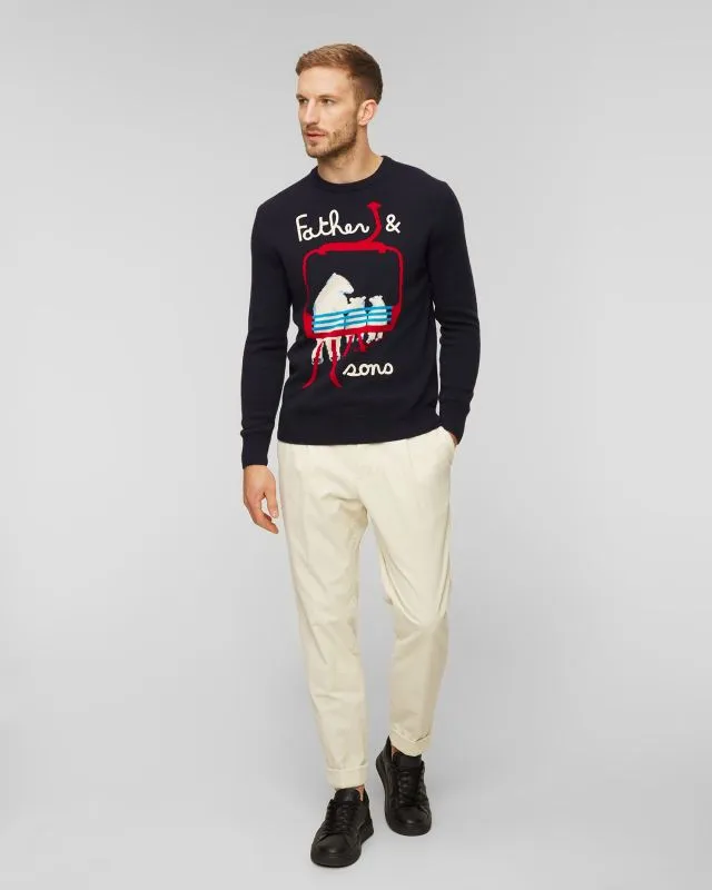 Maglione con lana da uomo MC2 Saint Barth Heron