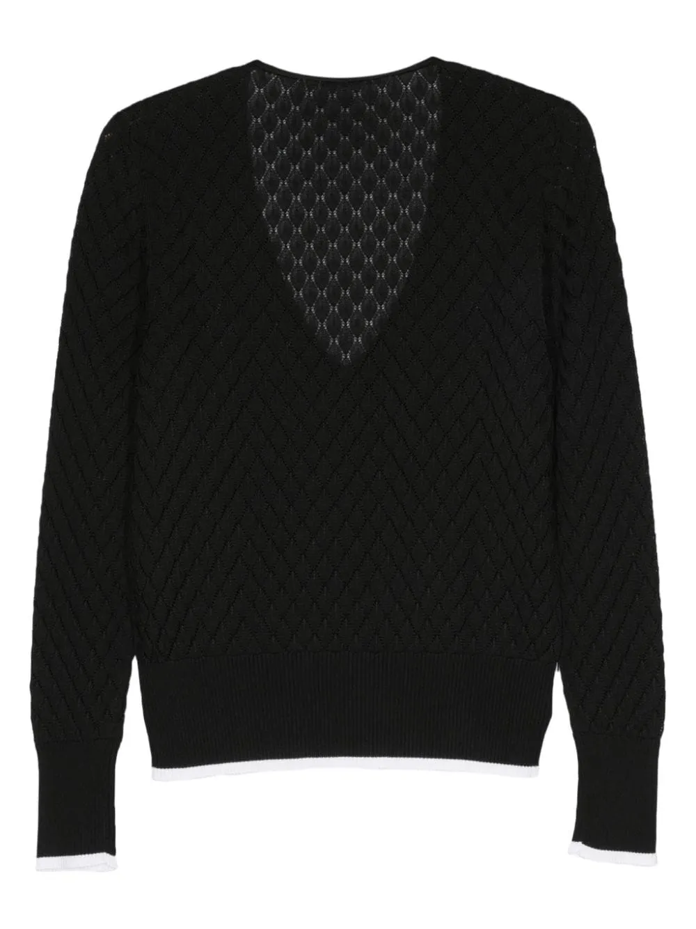 Maglione con scollo a v in blu Sapio - uomo
